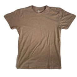 חולצה קצרה בצבע חום בהיר